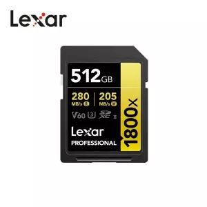 렉사 프로패셔널 1800X SD 메모리카드Lexar Professional 1800x SDXC UHS-II 512GB