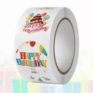 생일파티 선물 생일축하 다양한 디자인 스티커 500장 (WE675DA)