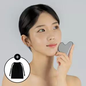 하트 괄사 얼굴 마사지 승모근 림프 순환 마사지기 LUAZ-GS2