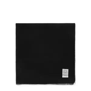 토템(TOTEME) 토템 25FW 블랙 라이트 울 스카프 252 WSC0079 FB0421 001