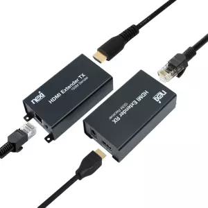 유전원 HDMI리피터 150M CAT6 영상 증폭기 HDMI to UTP RJ45 변환기 송수신기 거리연장기 전송기 익스텐더
