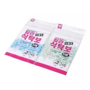 화사한 칼라 식탁보-5매입 색상랜덤 다용도 비닐