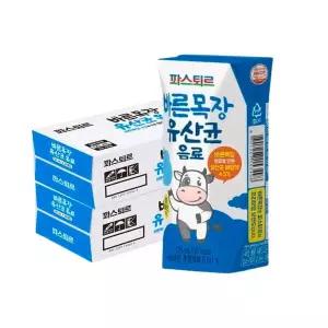 [롯데백화점]파스퇴르 파스퇴르 바른목장 유산균 음료 125ML 48입