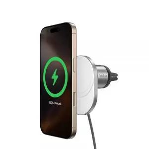 Belkin magsafe 맥세이프호환 무선 차량용 충전기 15W 고속 충전 아이폰 17 16 15 14 13 시리즈 픽셀 10용