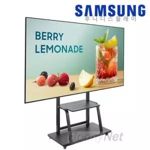 이동식스탠드 설치포함 삼성 LH98BEDHLBFXKR 98인치 4K UHD 비즈니스TV 광고모니터 강의실 매장용