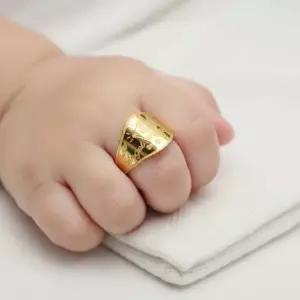 24k 순금 엔젤 돌반지 999 아기 첫돌 기념 큐피트 금반지 선물 0.5g