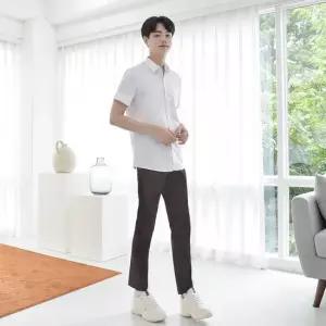 하복) 스판 브라운 교복바지 남자) 교복 학생.
