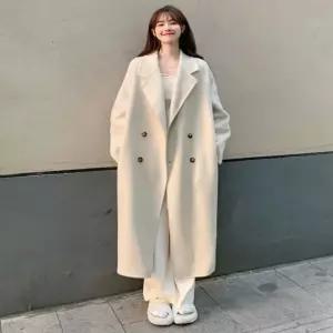 여성 2컬러 가을 겨울 마렌비아 모직코트 롱코트