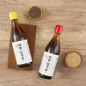 참기름 350ml+들기름 350ml 1세트