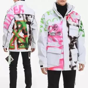 오프화이트 MUST IT_ GORETEX SKI 남성자켓 화이트 OMEA188E19E35020 0188