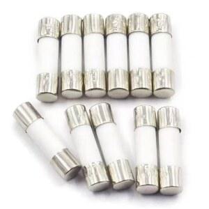 세라믹 퓨즈 슬로우 블로우 5MM 4A 5A 8A 1A 250V 16A 3A 20A 12A 6A 10 20MM 2A 10A 15A