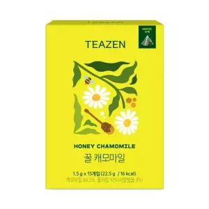 [대용량]티젠 꿀 캐모마일 15티백 (삼각티백)