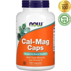 나우푸드 칼슘 마그네슘 비타민 D 240정 Cal-Mag Caps Calsium Magnesium