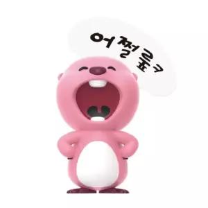(당당) 로이체 잔망루피 모니터 피규어/캐릭터/케릭터/귀여운/장식/키덜트/놀이/데코/모형/선물용/예쁜