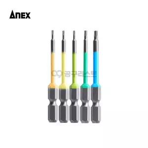 아넥스 컬러 별 렌치 육각 비트 세트 ACTX5-65L2