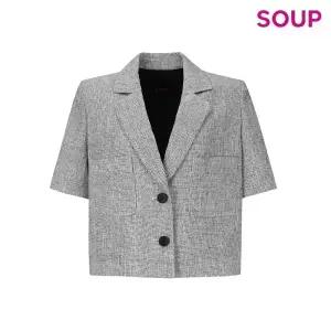 테일러드 크롭 재킷 (OZ5JKT0)