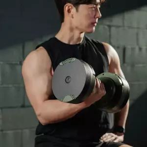멜킨 그립톤 무게조절 덤벨 24kg 단위 1kg 중량 조립식 세트