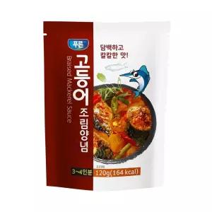 푸른식품 고등어조림양념 120g