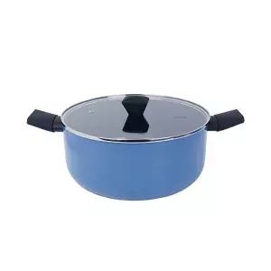 도루코 퓨어라이트 애쉬블루 IH 양수냄비 24cm
