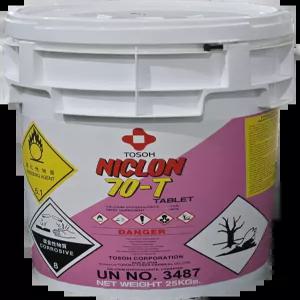 니크론70T 알약타입 25kg 일본산 수영장소독제 염소소독제 케이크론 대체 하이크론 대체