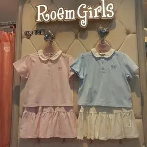 [셀러허브 1]로엠걸즈 DP01 피케 배색 스커트  셋업 피케 배색 스커트  셋업  RGSM2635C (47669182)