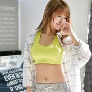 노와이어 런닝형 파스텔 스포츠브라 망고탑 브라