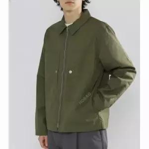 나이젤카본 MUST IT_ Cotton Nylon Zip-up Shirt Jacket NCOS-SS23-S-1 ARMY) 코튼 나일론 집업 자켓)