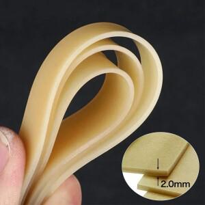 [호환품]2/4/6개 두꺼운 사냥용 고무줄 2.0mm 야외 사격 액세서리 고탄성 고 라텍스