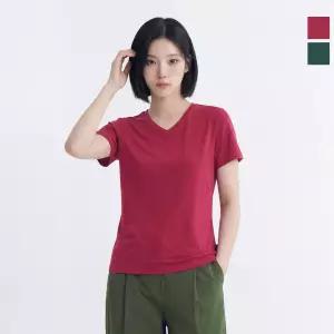 웨스트우드 여성 베이직 브이넥티_WO2WTTR456