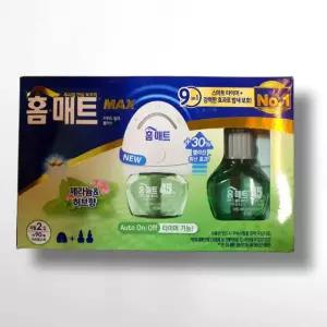 홈매트 맥스 리퀴드 알파 플러스 훈증기 1개 & 리필 2입 (제라늄& 허브향)