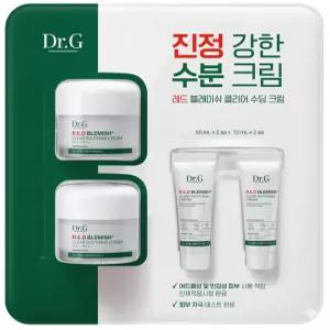 닥터지 레드 블레미쉬 클리어 수딩크림 50ml(2ea)+10ml(2ea) 시카 수분 진정, 1세트