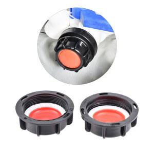 1PC IBC 토트 탱크 뚜껑 60mm 미세 나사 밸브 캡 교체 커버 1000L 물탱크