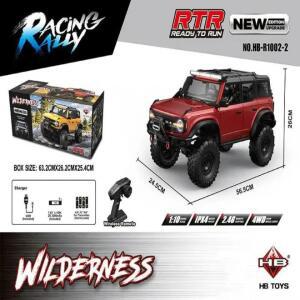 Hb R1011 자동차 R1001 2.4g 전체 비례 락 크롤러 Rc 등산 자동차 Rtr 차량 1/10 원격 제어 4wd 오프로드