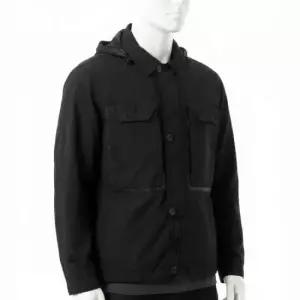 CP컴퍼니 MUST IT_씨피컴퍼니 CP COMPANY 25 플랫 나일론 고글 오버셔츠 18CMOS090A 999