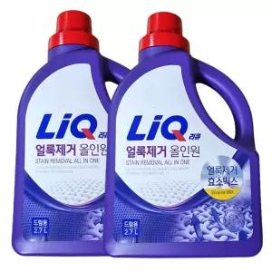 리큐 얼룩제거 올인원 드럼용 2.7L 2개