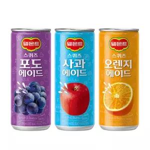 롯데 델몬트 스퀴즈 에이드 240ml 30캔