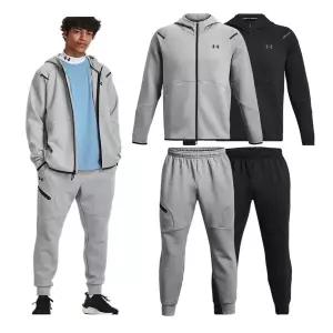 언더아머 UNDERARMOUR (1379806,1379808) 남성 UA 언스타퍼블 플리스 풀 집 후드 재킷  조거팬츠 4종 중