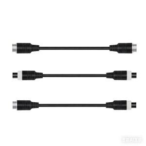 1Pcs M12 4Pin 항공 커넥터 연장 케이블 CCTV 카메라 강화 DVR 용 20CM 남성-남성/여성 GX12 어댑터