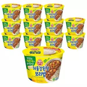 오뚜기 컵밥 차돌강된장보리밥 315g, 12개