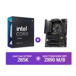 인텔 코어 울트라9 시리즈2 285K (애로우레이크) (정품) + MSI MAG Z890 토마호크 WIFI 패키지 CYNEX