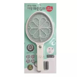 삼정138 미니 해충킬러 야광 전자모기채