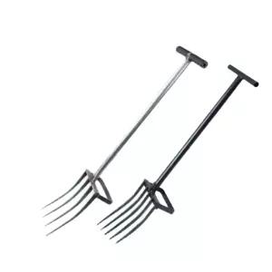 도라지 삼지창 농기구 경량 마늘캐는도구 도구 딥틸러 괭이 매 농사 밭갈이 쟁쇠 마늘 감자