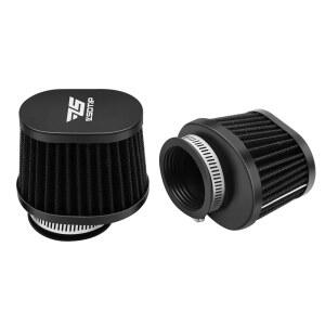 2PCS 오토바이 에어 필터 범용 38MM 엔진 교체 청소 고성능 카뷰레터 핏 모터크로스