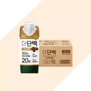 빙그레 더단백 드링크 단백질음료 커피, 250ml, 18개