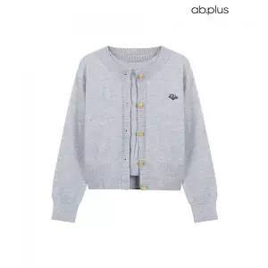 ab.plus 꽈배기 반팔 니트 라운드 가디건 세트 LSA5MY35A 971408