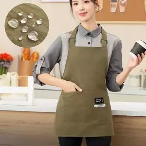 방수 바리스타 쉐프 보육교사 주문제작 나일론 형 앞치마 제작 쉐프 바리스타 어린이집 공방 보육교사