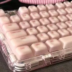 키보드 키캡 실리콘 무소음 댐퍼 방수 유선 흡수 무소음키보드 링 업무용 개 키보드용 키감