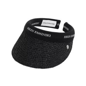 [헬렌 카민스키] SS26 여성 비앙카8 바이저 햇 HAT52204 CHARCOAL BLACK LOGO 123645