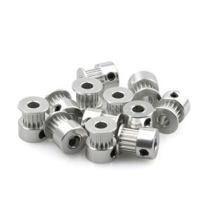 5 Pcs GT2 타이밍 풀리 2GT 16 치아 20 치아 알루미늄 보어 5mm 8mm 기어 부품 폭 6mm 10mm 3D 프린터 부품