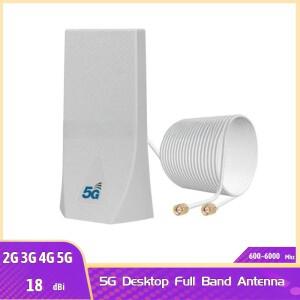 고이득 18db 실내/실외 LTE 5G 평면 방수 안테나 풀 밴드 풀 네트워크 안테나 2G/3G/4G/5G 라우터 부스터
